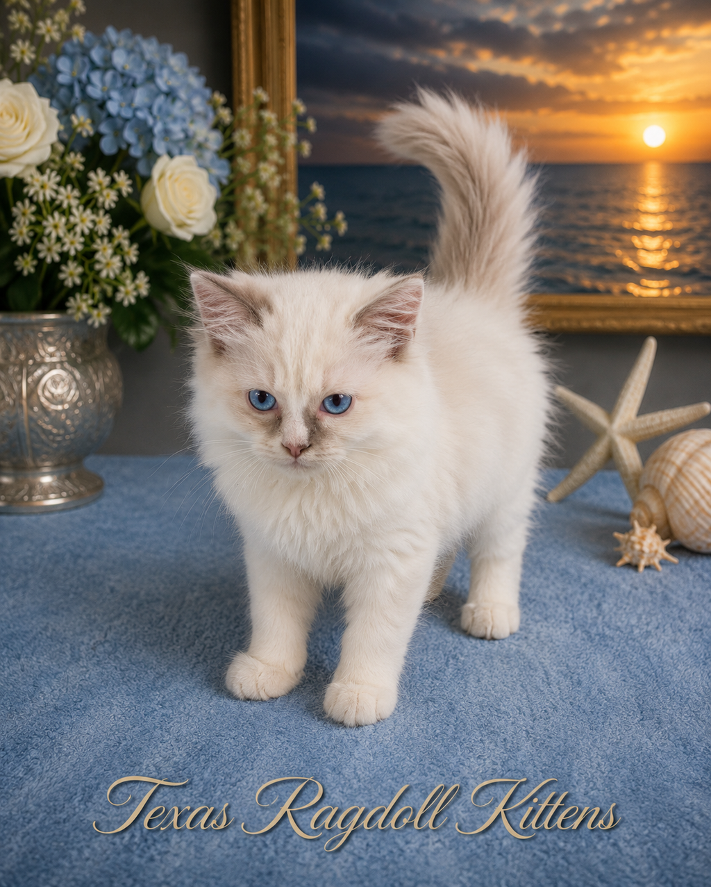 Maxwell | Mitted Blue Colourpoint Male Ragdoll Kitten