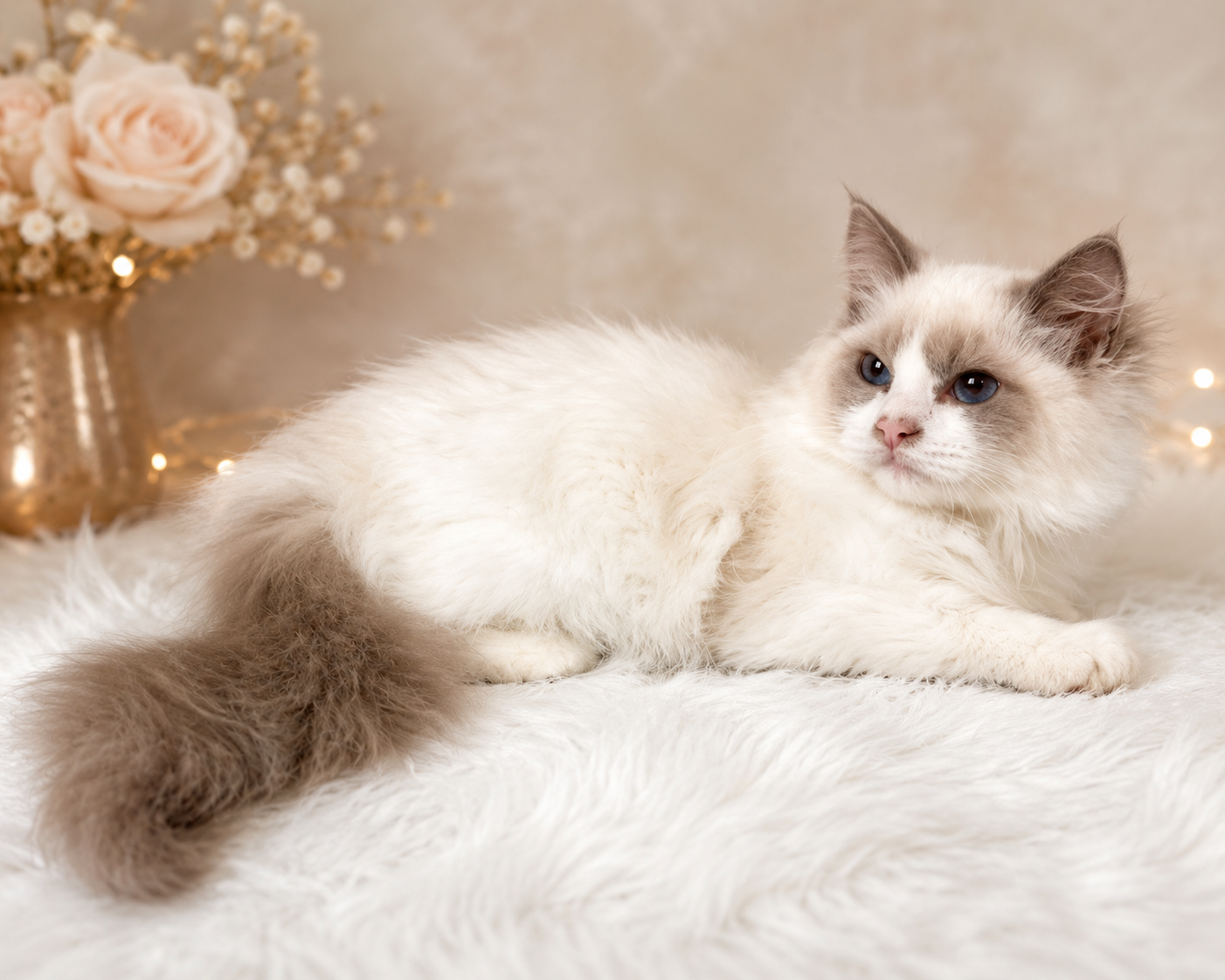 Frisco – Lilac Bicolor Male Ragdoll Kitten