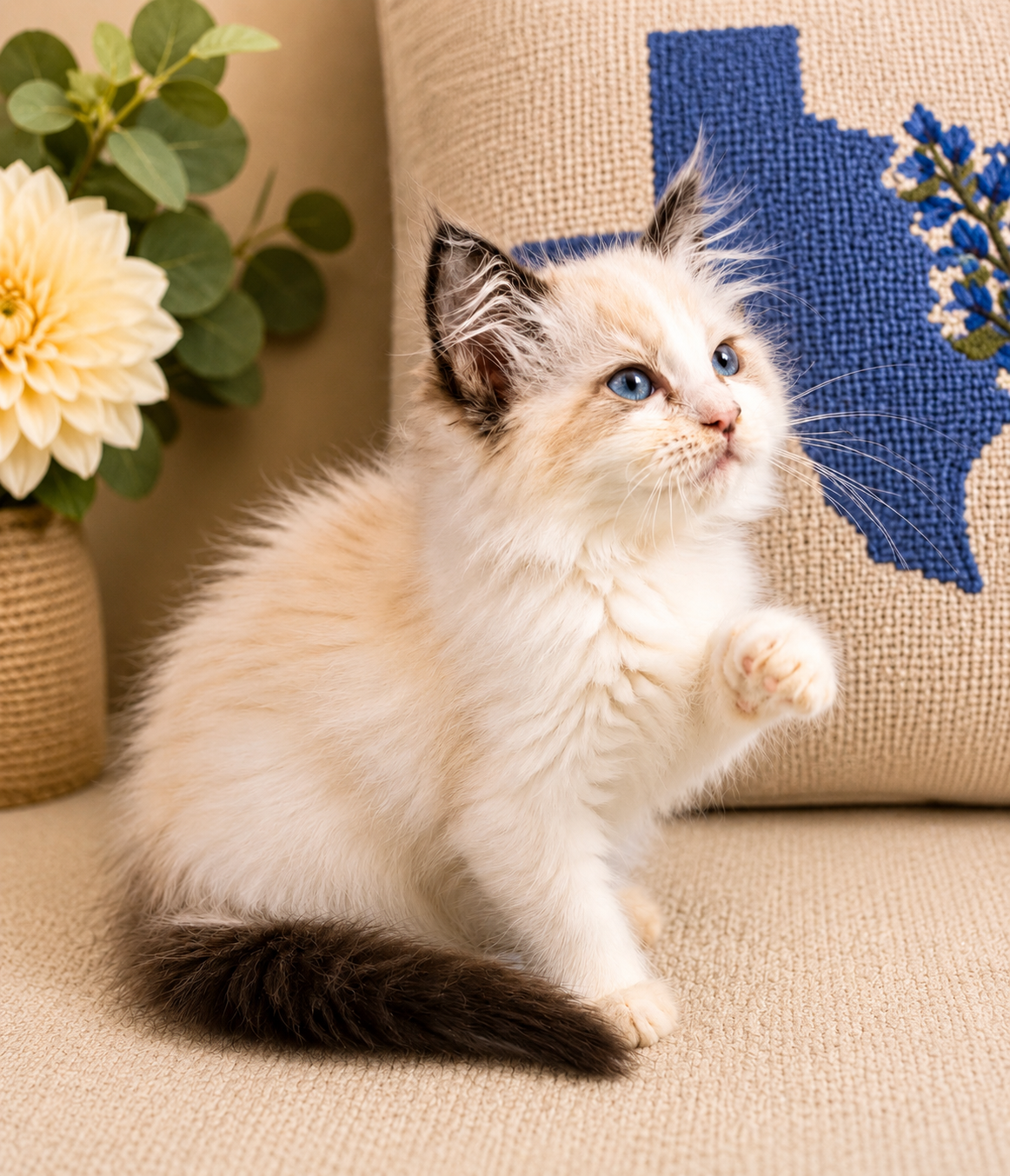 JACOB – Seal Bicolor Male Ragdoll Kitten